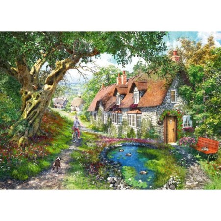Ravensburger - Puzzle casuta pe deal 1000 piese design nou Ravensburger - 1